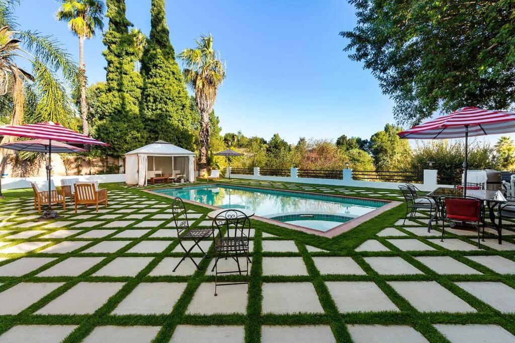 洛杉矶Luxury 4BD in Topanga Oasis with Pool, Spa and Cabana别墅 外观 照片